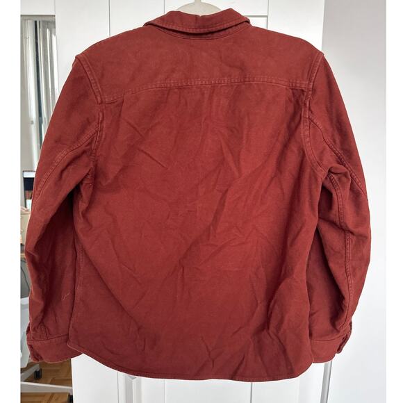 Hill City Men's Hybrid Oxford  Button-up Long Sleeve Shirt, Rust, Size S, EUC - Picture 2 of 6